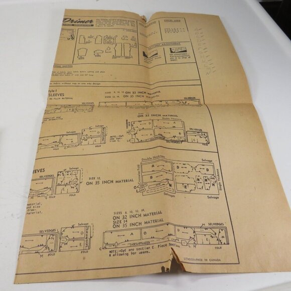 Simplicity 2541 clothing pattern boys size 12 Pajamas, pants, shirt (complete - Picture 6 of 9